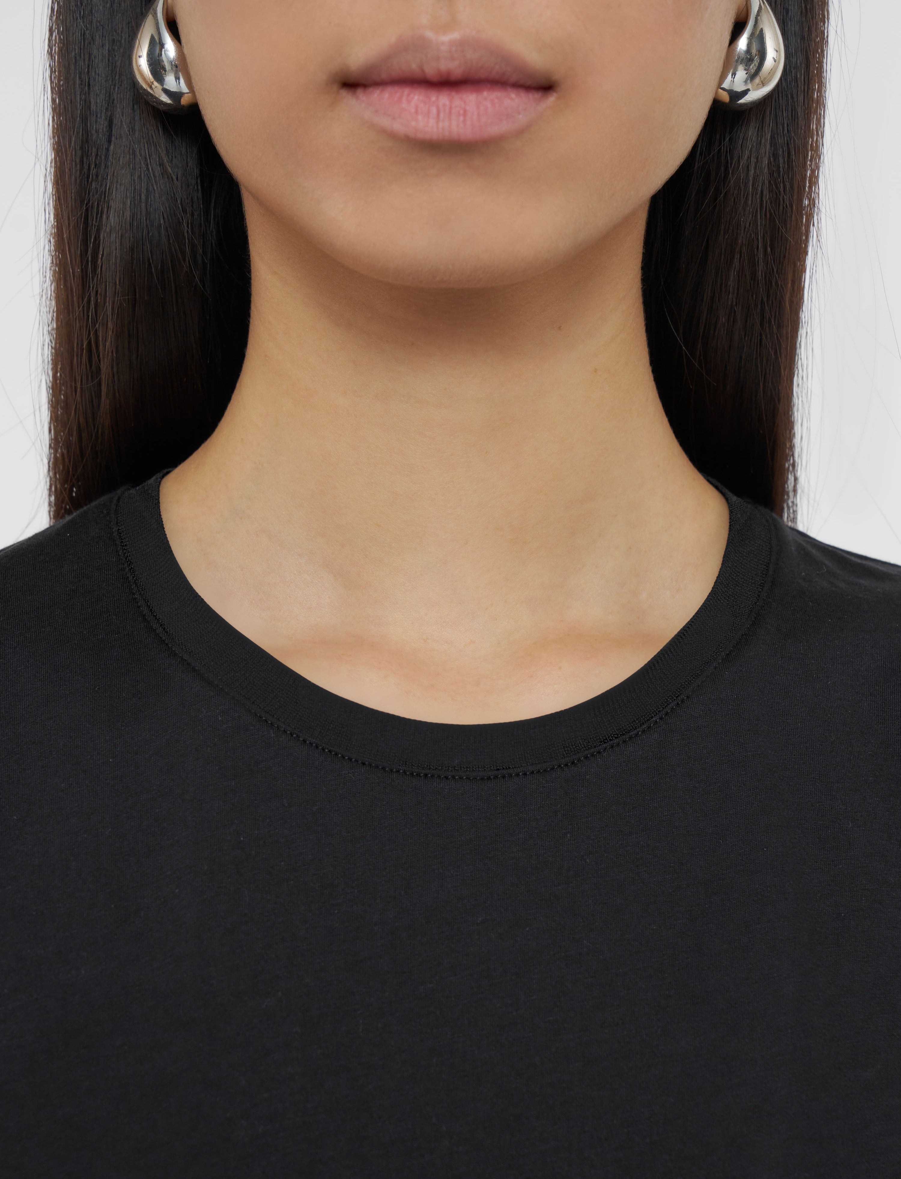Cotton Silk Jersey T-Shirt - 5