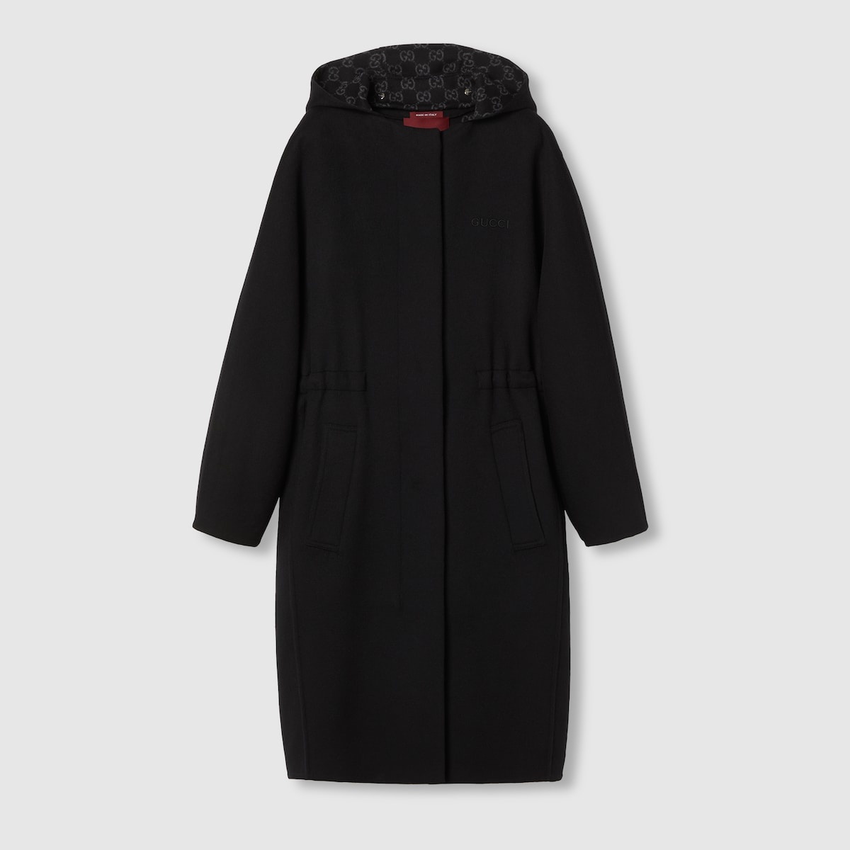 Embroidered wool and silk coat - 2