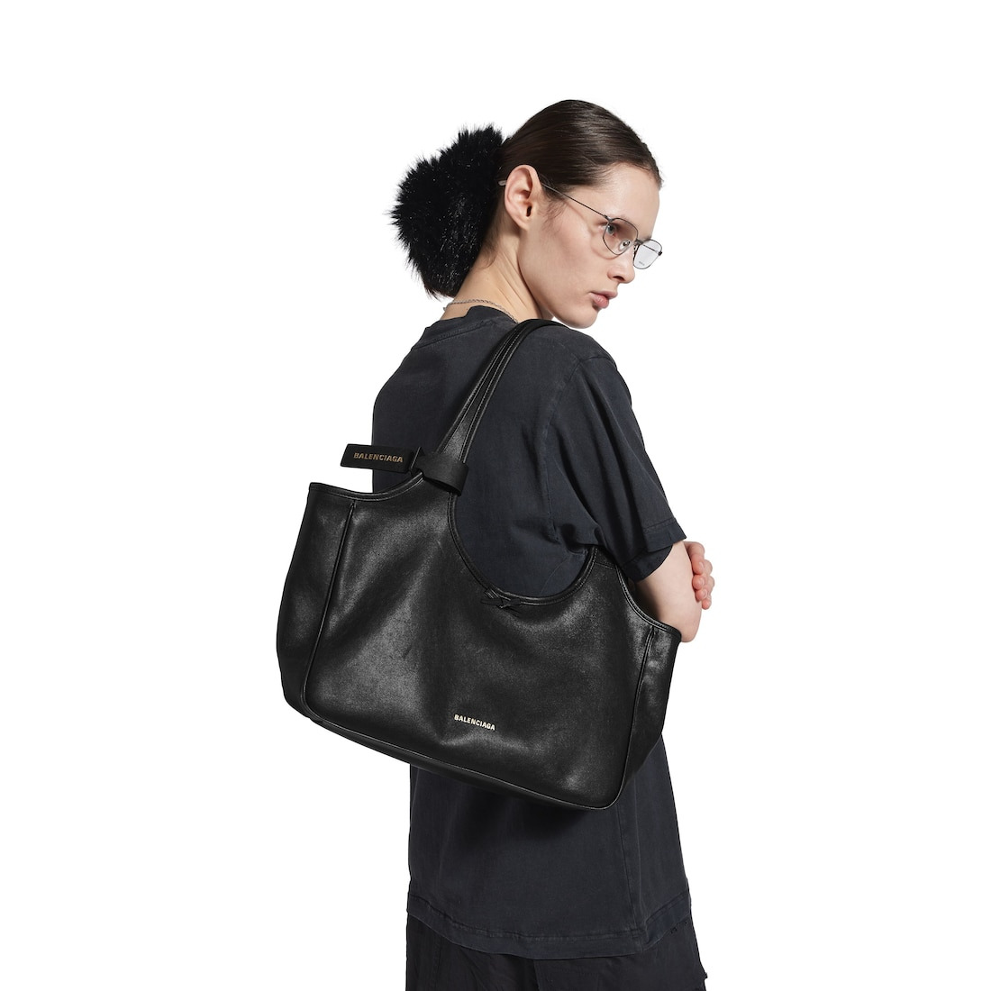 Women's Laundrette Tote Bag East-west in Black - 8