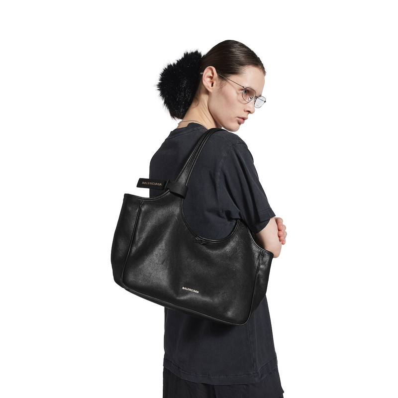 BALENCIAGA Women's Laundrette Tote Bag East-west in Black outlook