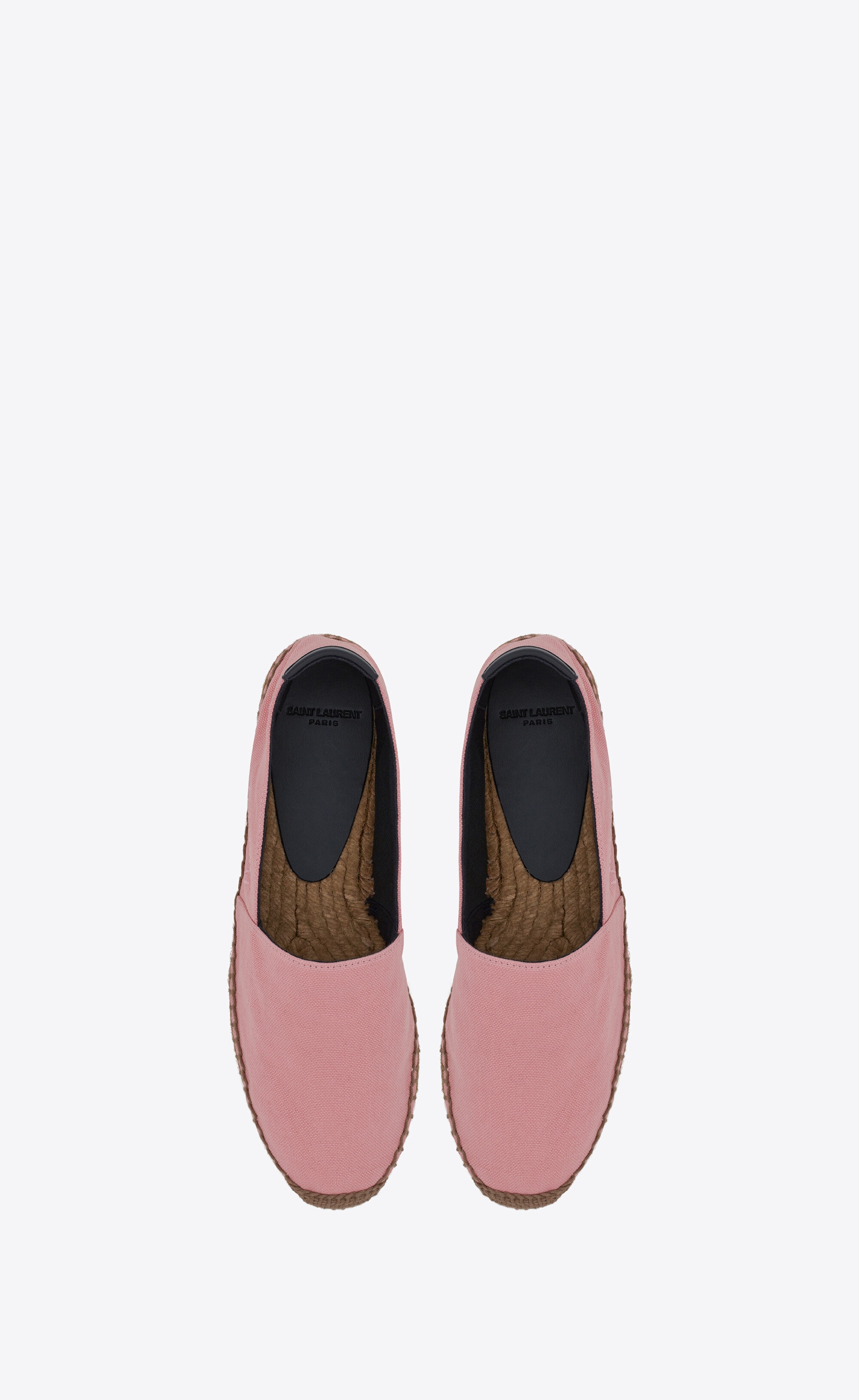 saint laurent embroidered espadrilles in canvas - 2