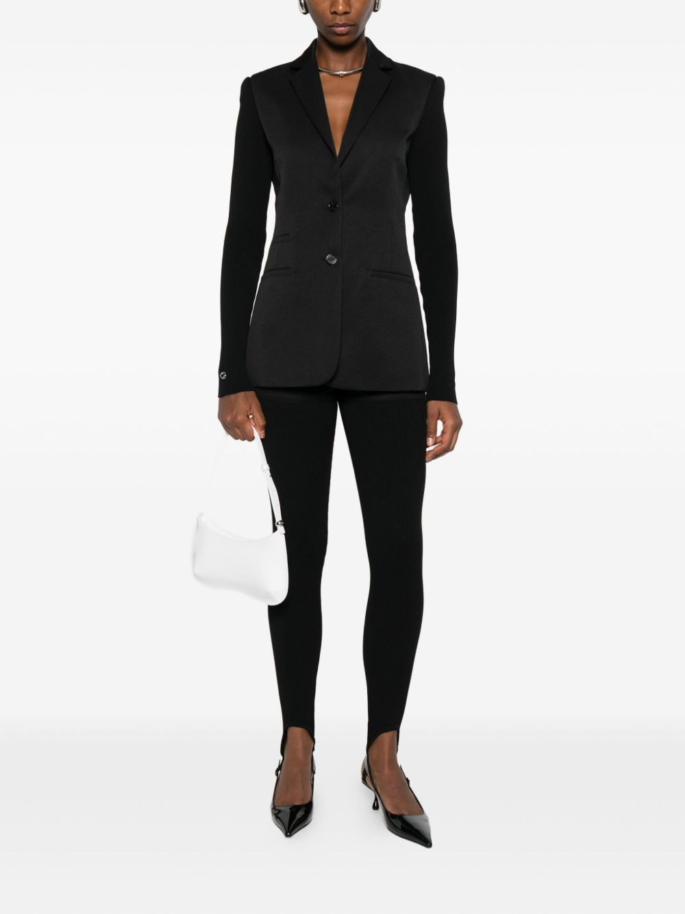high-waisted stirrup trousers - 2