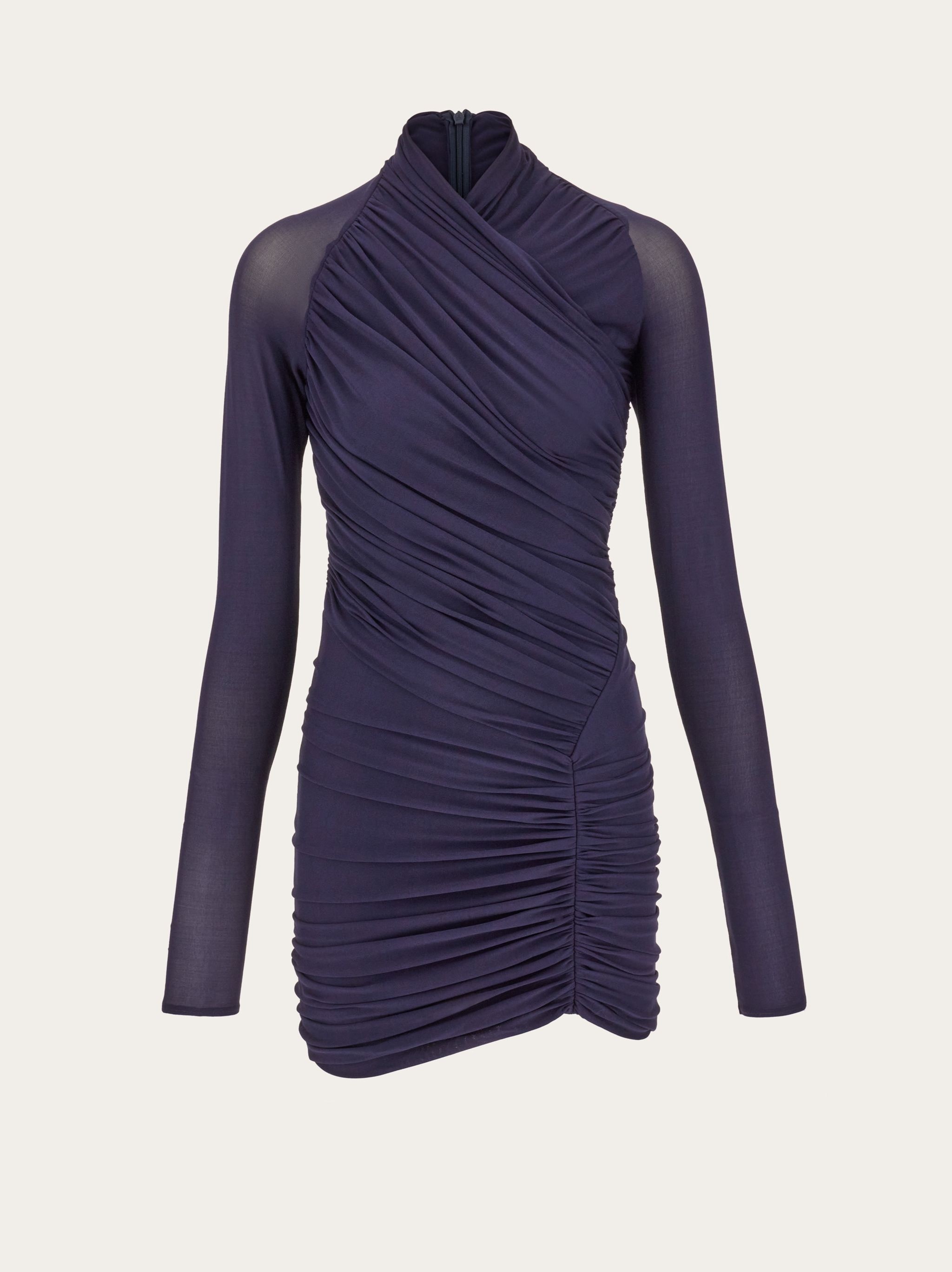 Mini drape dress - 1