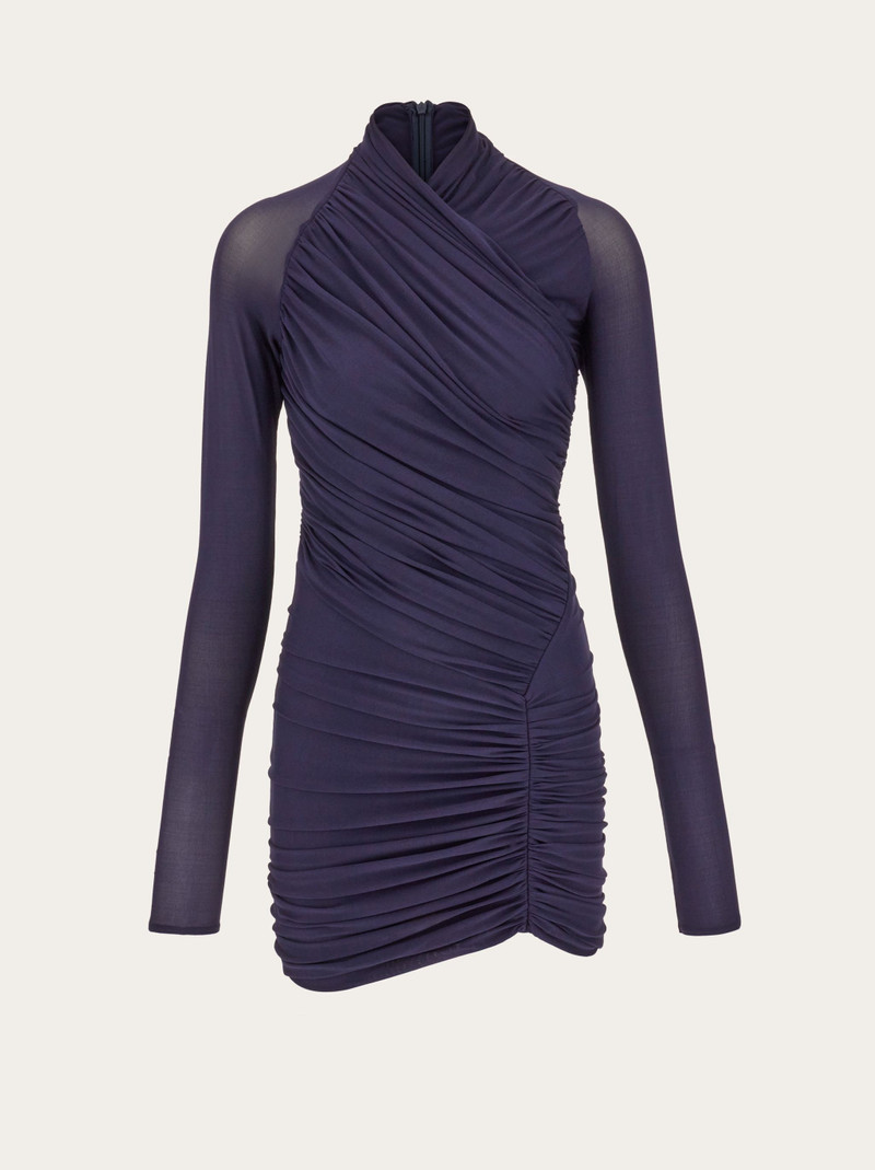 Mini drape dress 1