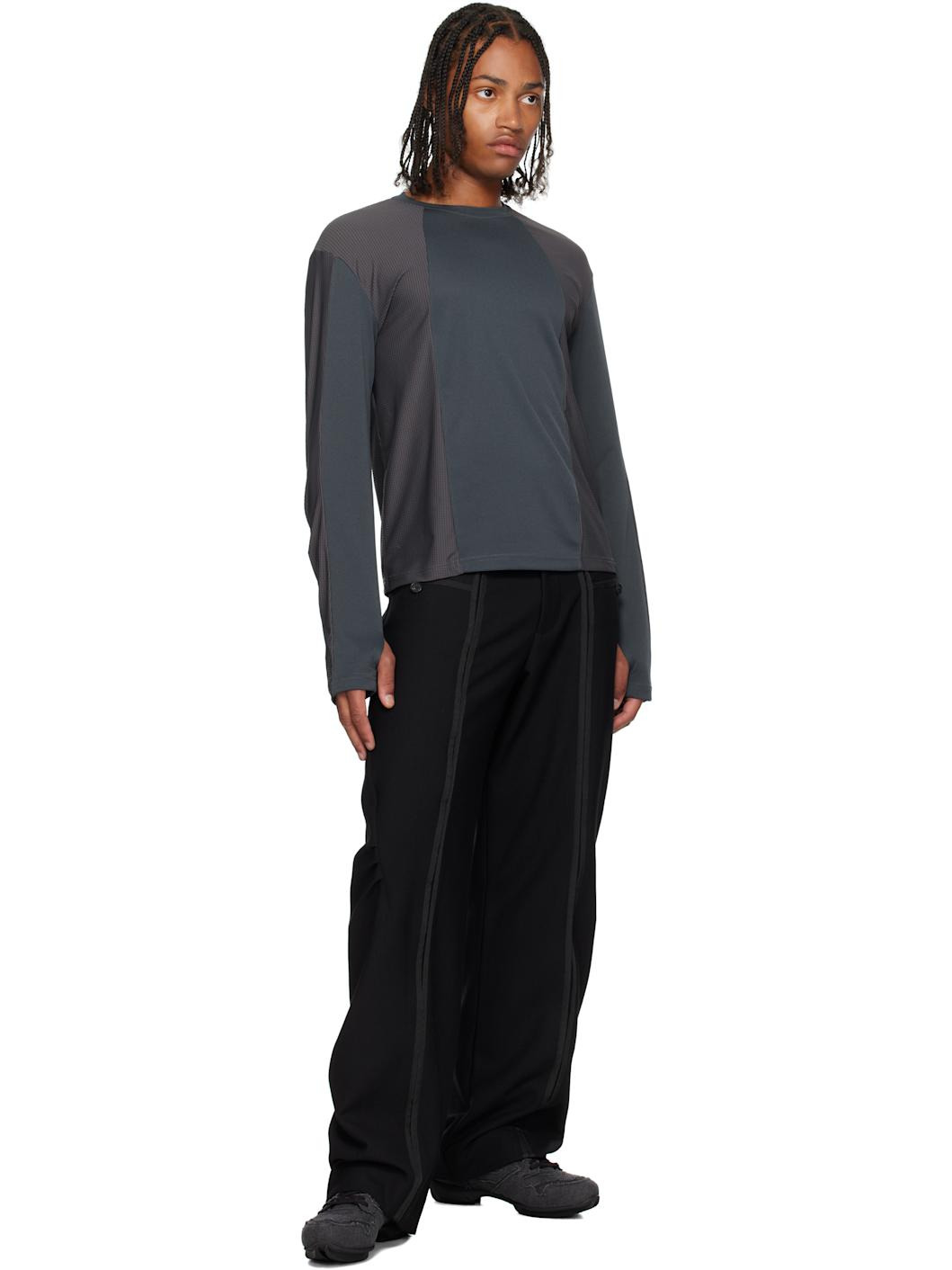 Black Ostro Canvas Sneakers - 5