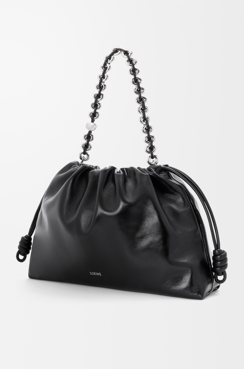 Large Flamenco purse in patent nappa lambskin 5