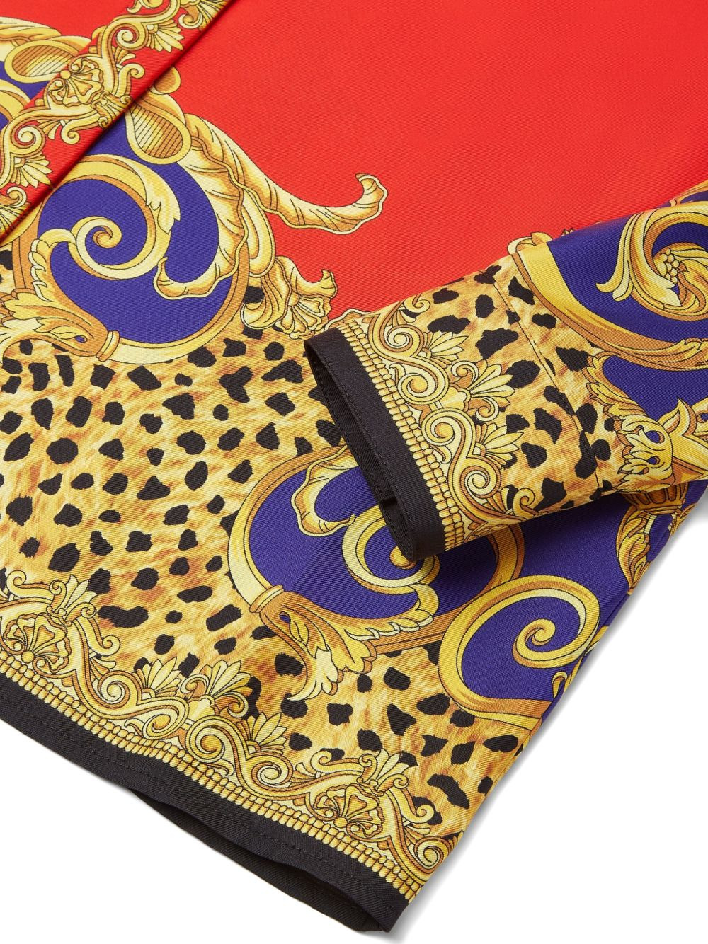 Cheetah Barocco silk shirt - 4