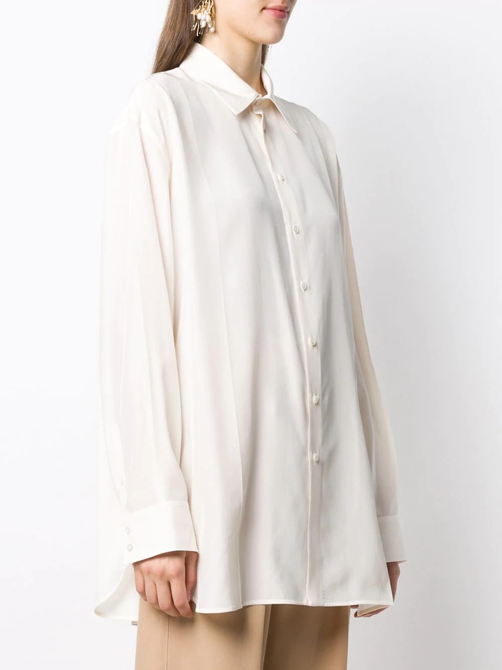 long-sleeve button-up shirt - 3