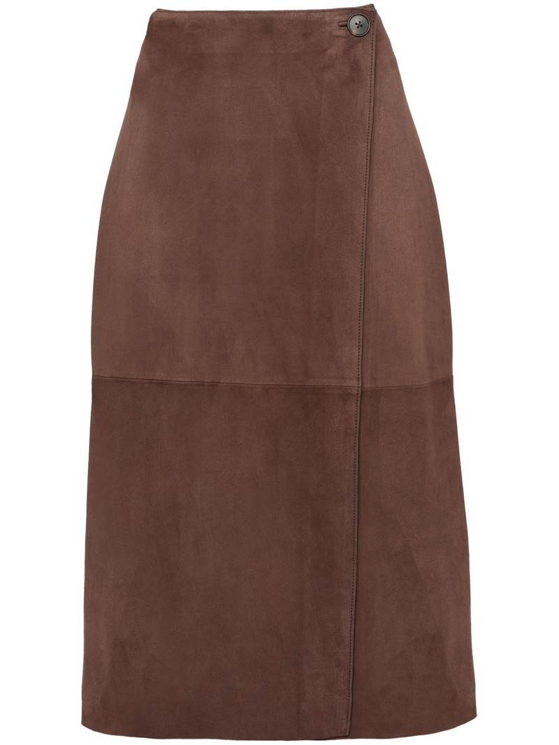 suede midi skirt 1