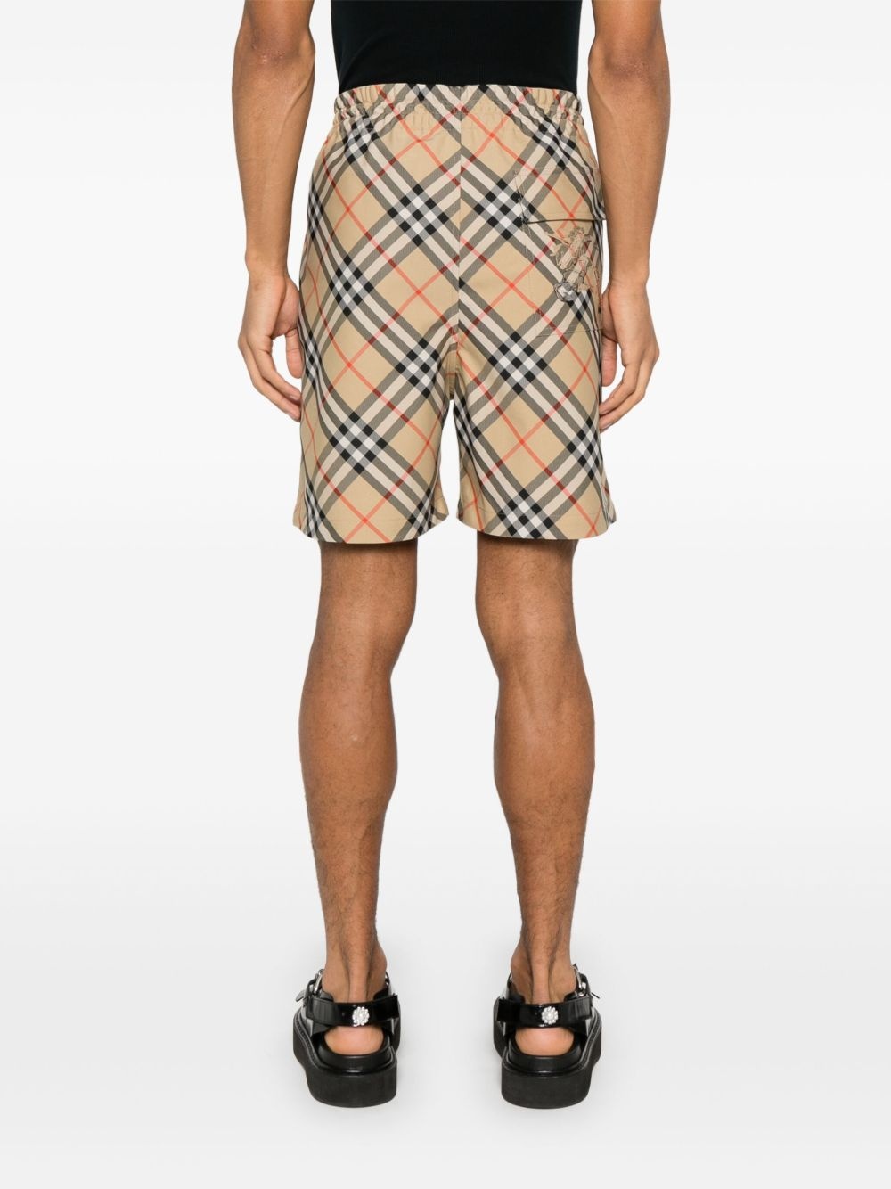 Vintage Check-pattern shorts - 4
