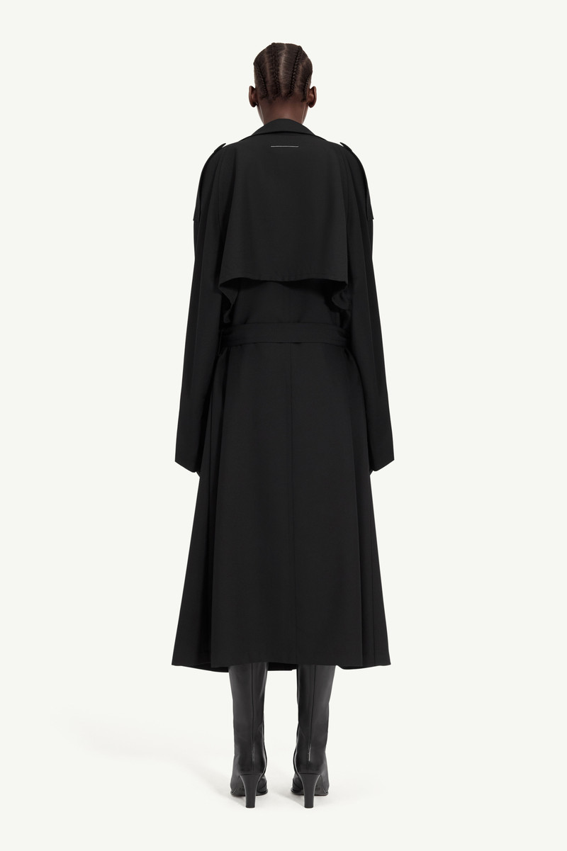 Belted wool trench coat 3