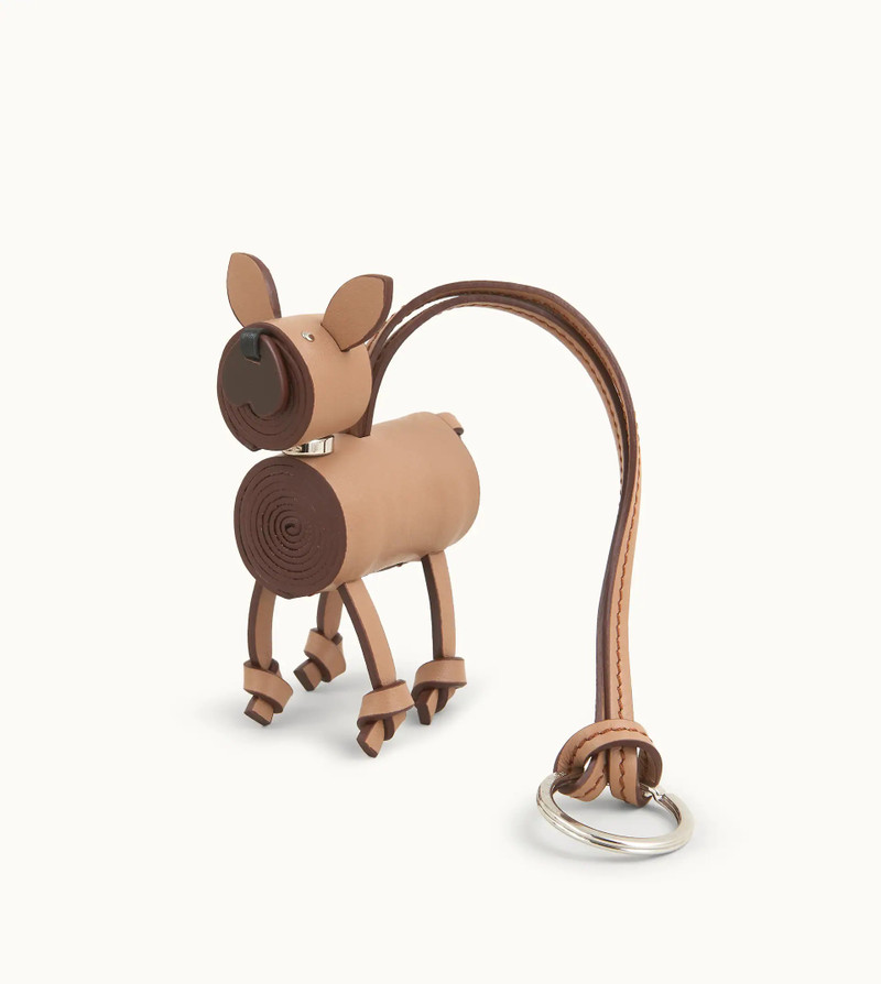 Tod's KEY HOLDER IN LEATHER - BROWN outlook