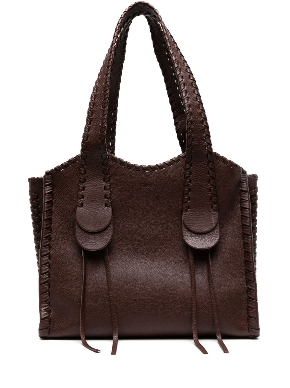 medium Mony leather tote bag - 1