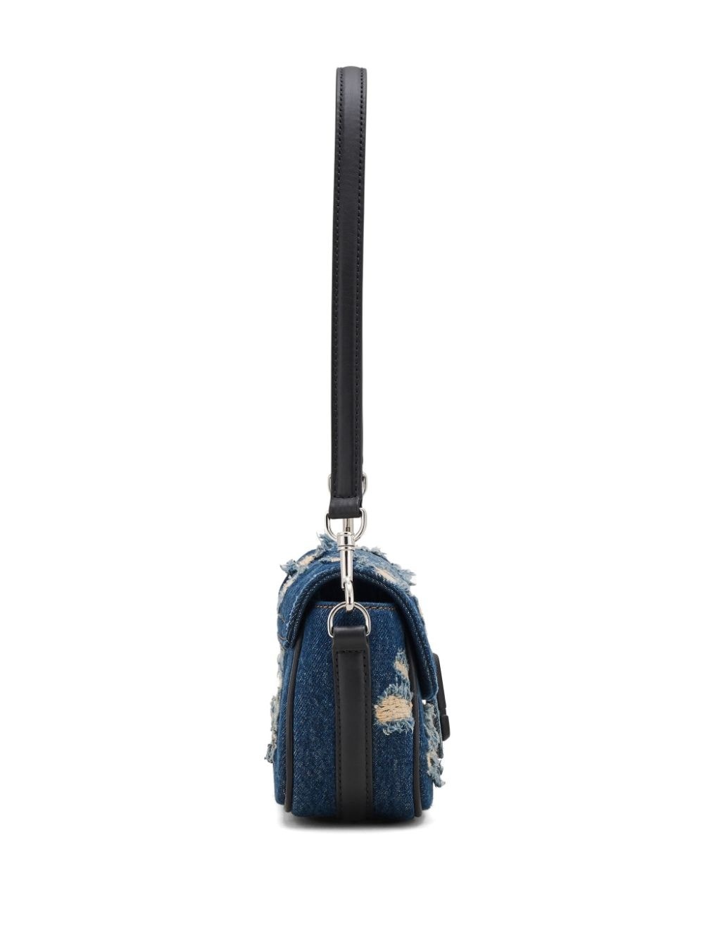 The Denim Clover Rip And Repair shoulder bag - 4