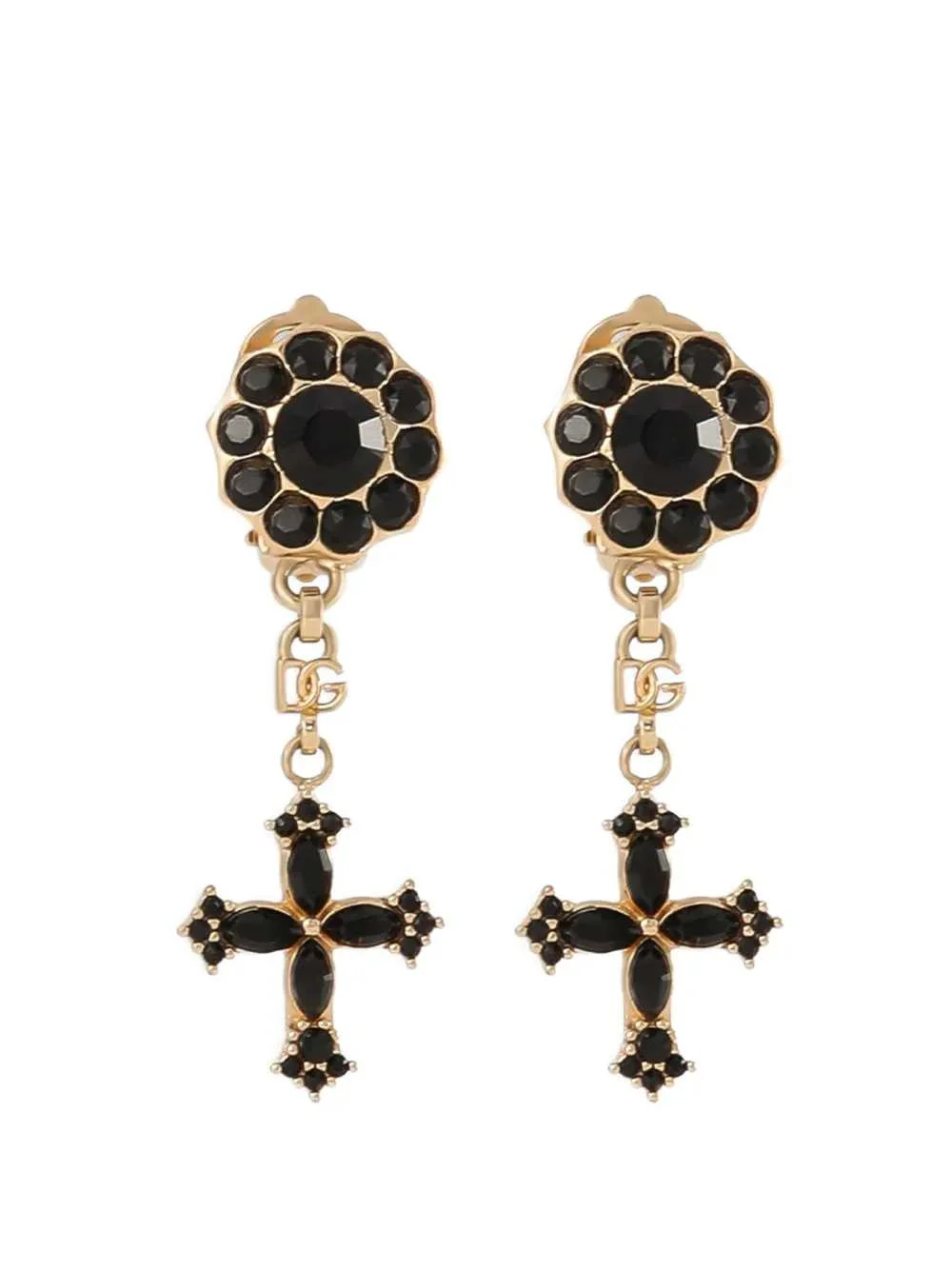 Dolce & Gabbana Women Rhinestone Drop Earrings - 1