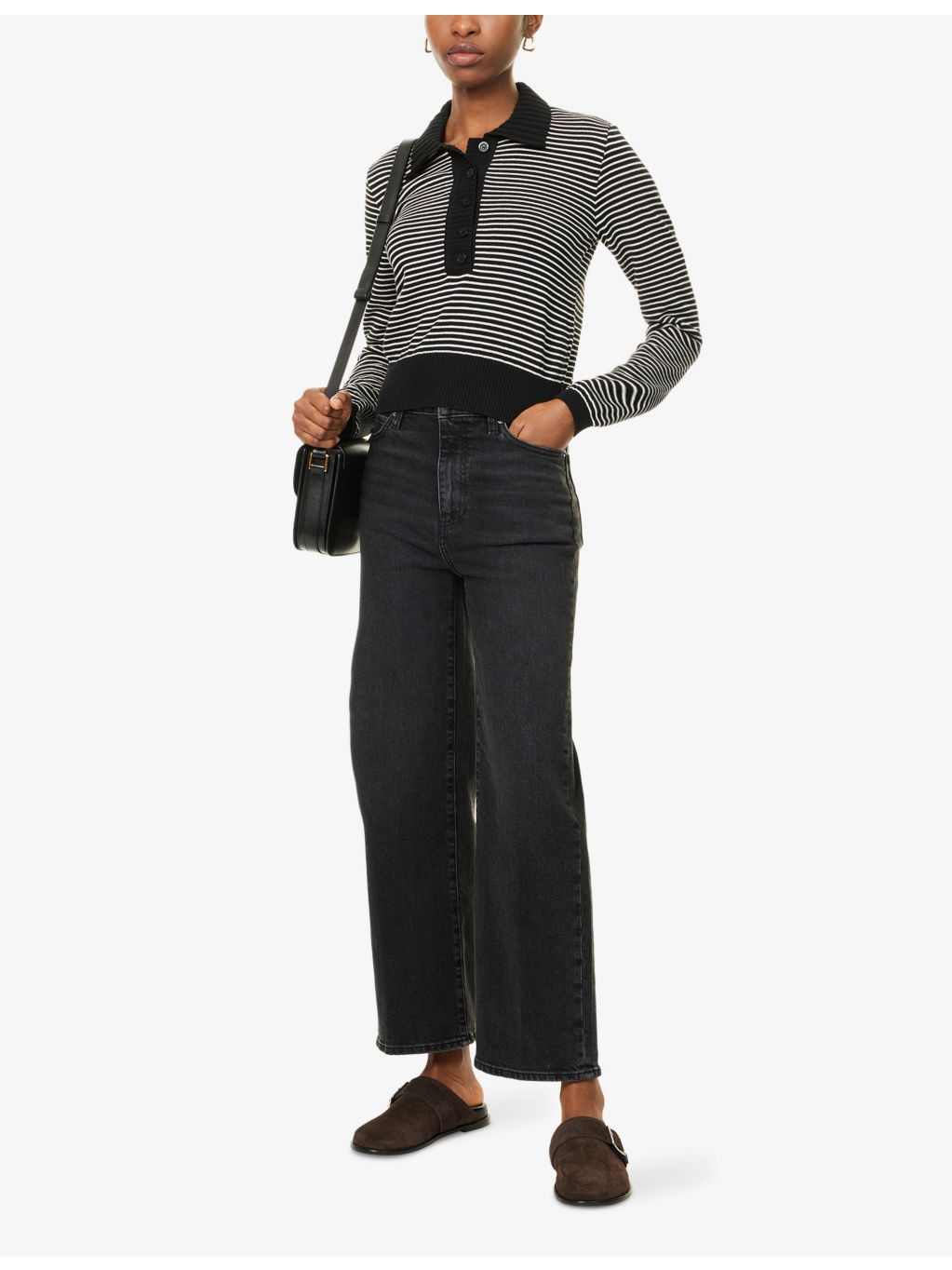 Graduate Striped Cotton-Knit Polo Jumper - 2