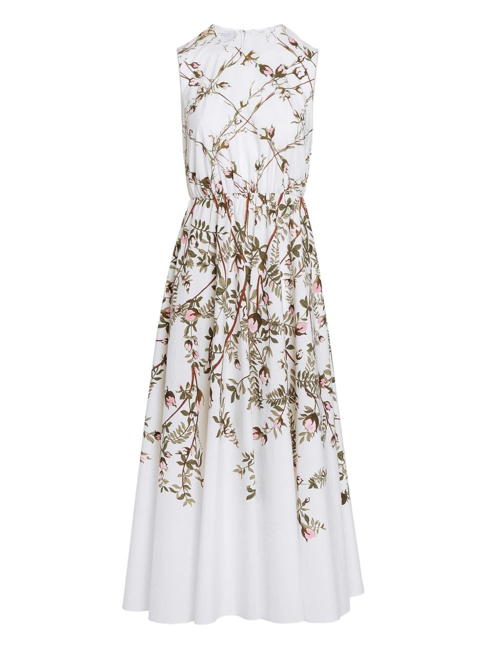 floral-print midi dress - 5