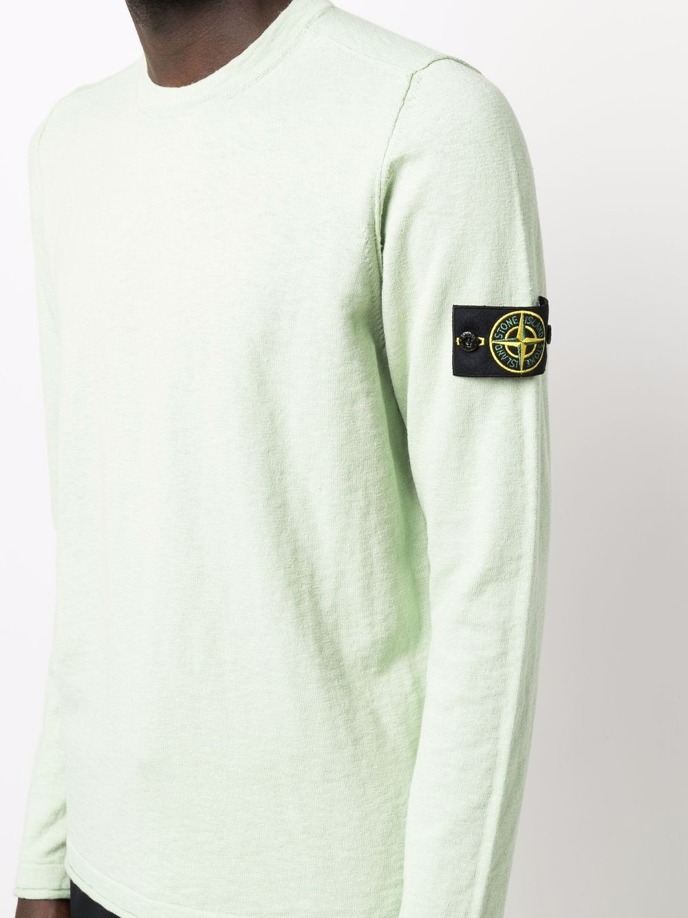 Compass-patch knitted jumper - 5