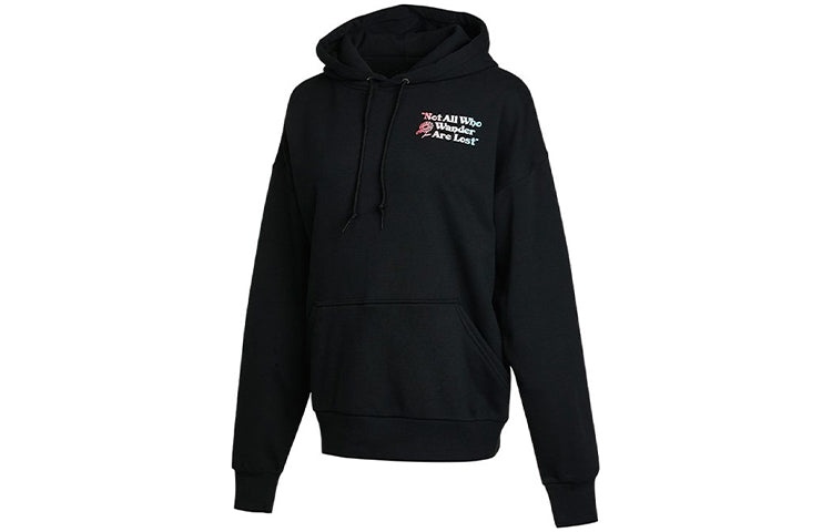 (WMNS) Converse Exploration Team Hoodie 'Black' 10022259-A01 - 3