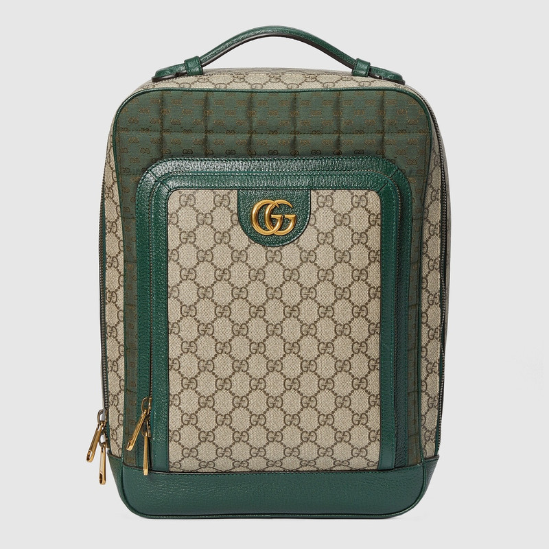 Mini GG canvas medium backpack 1