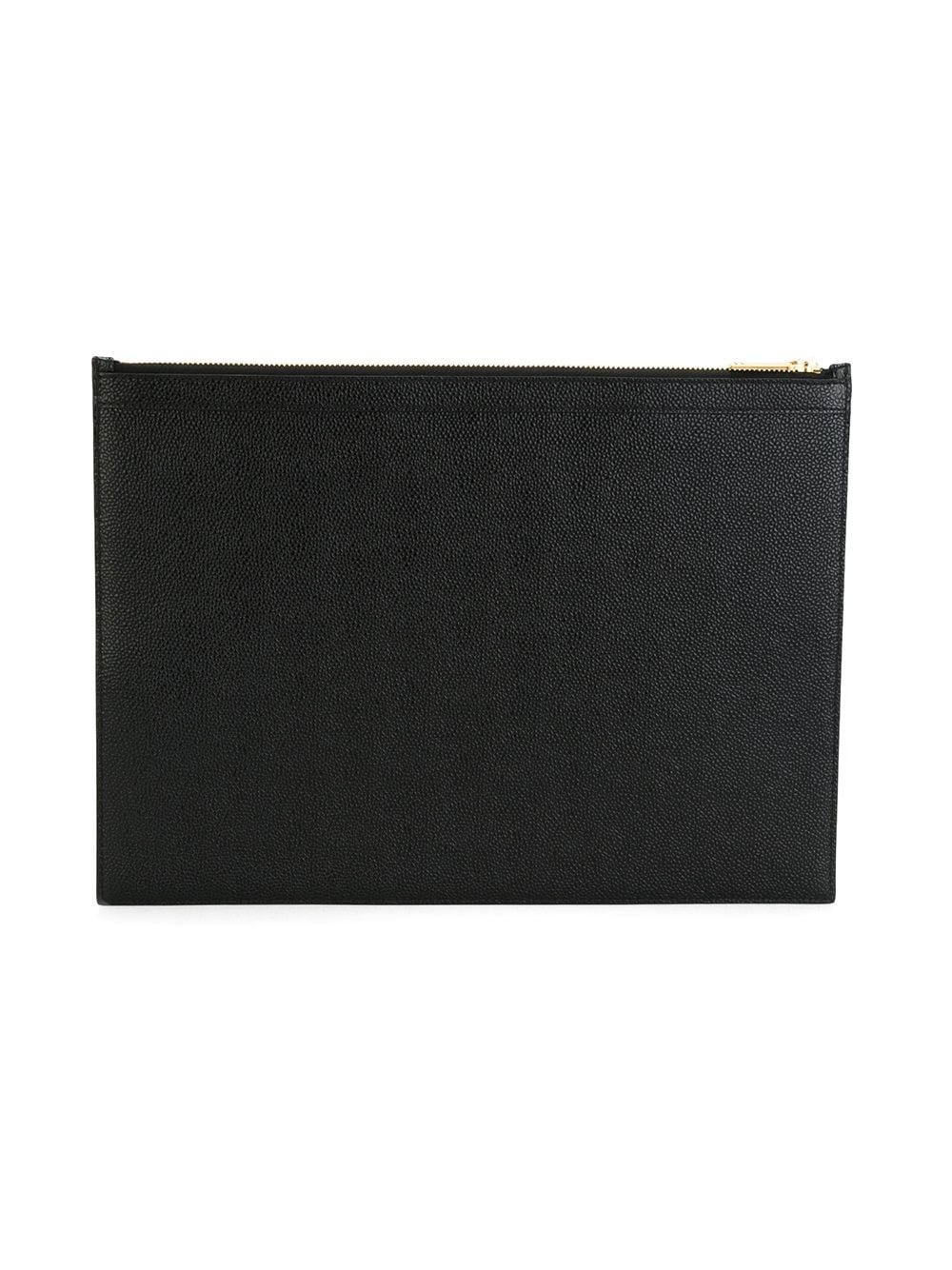 logo-stamp leather document holder - 3