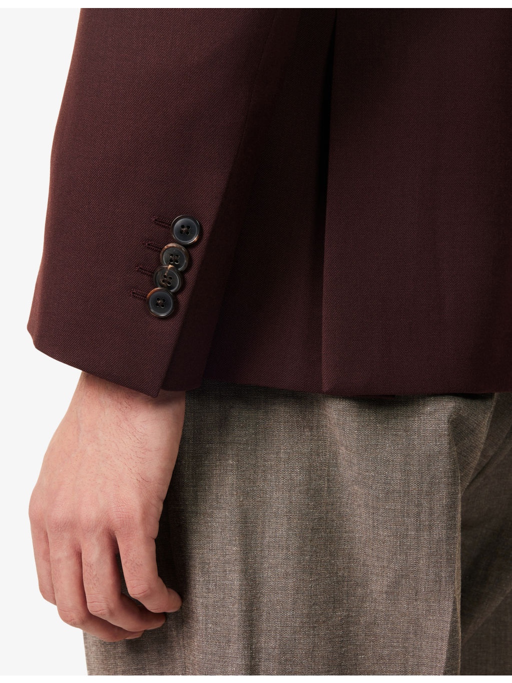 Single-Breasted Wool Blazer - 6