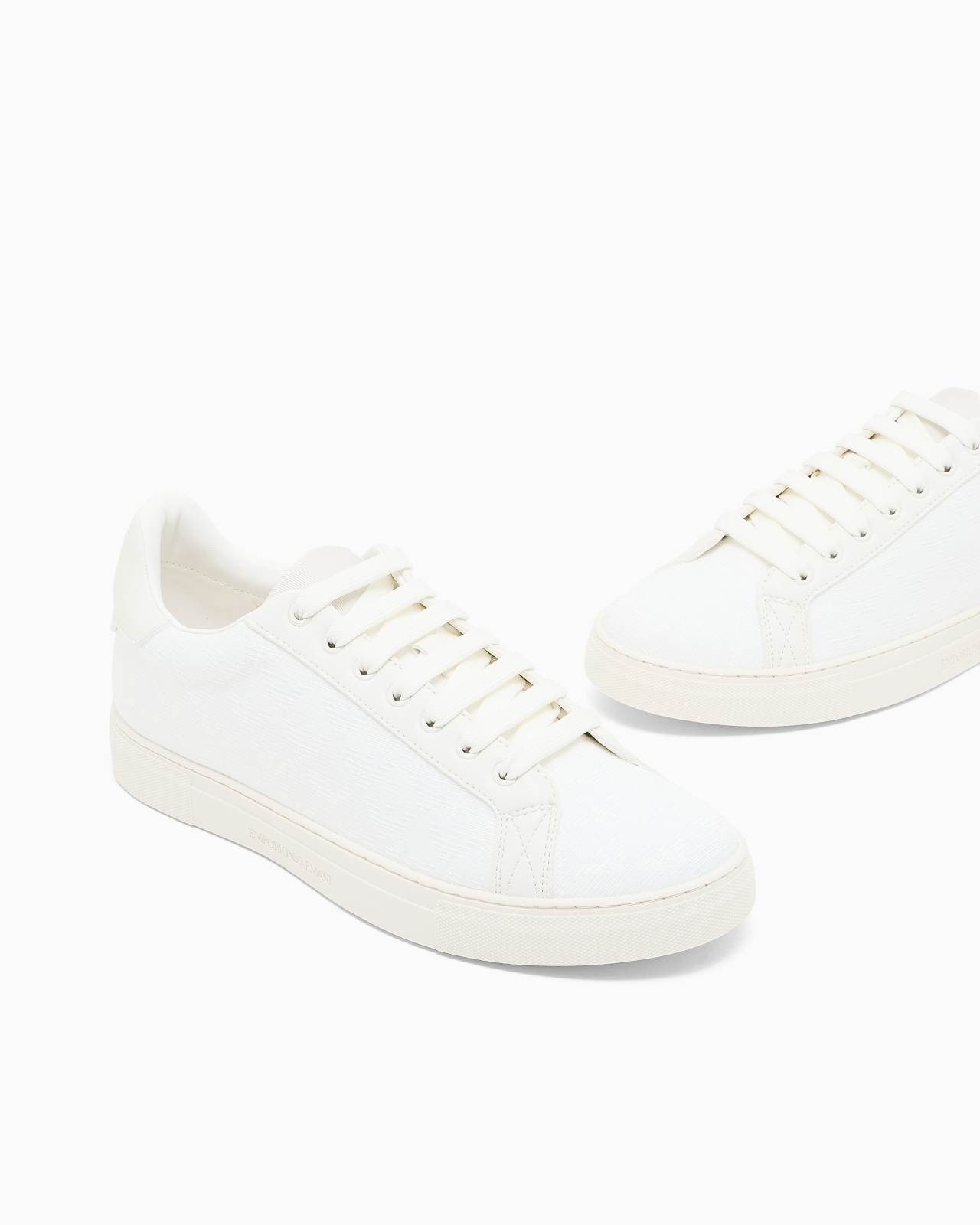 NYLON SNEAKERS WITH JACQUARD ALL-OVER EAGLE - 5