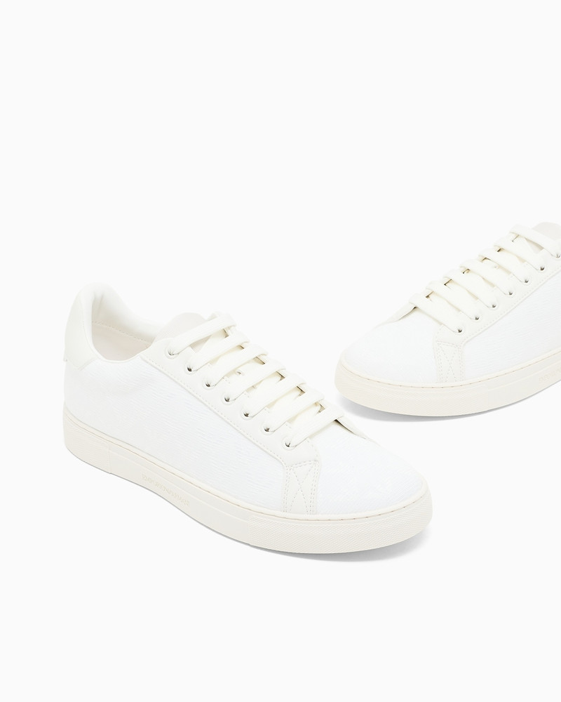 NYLON SNEAKERS WITH JACQUARD ALL-OVER EAGLE 5