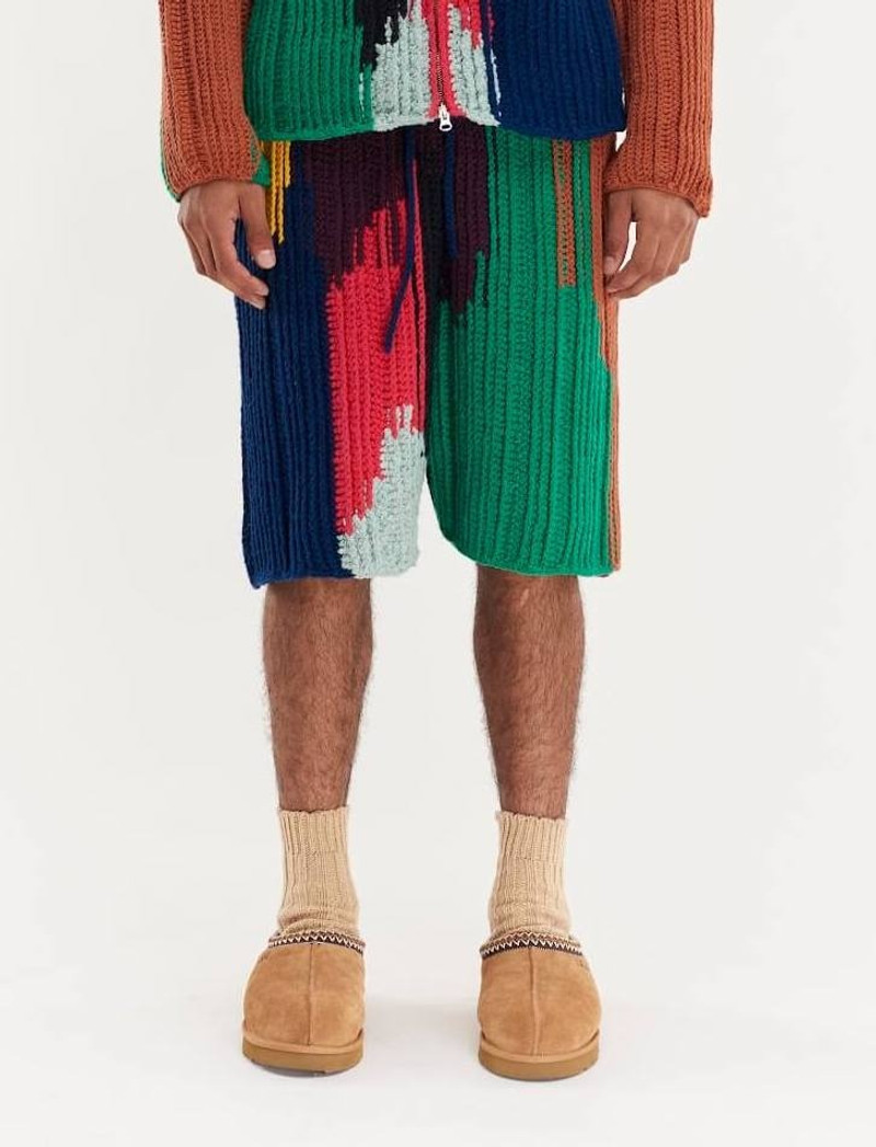 The Elder Statesman ACID HAND KNIT SHORT outlook