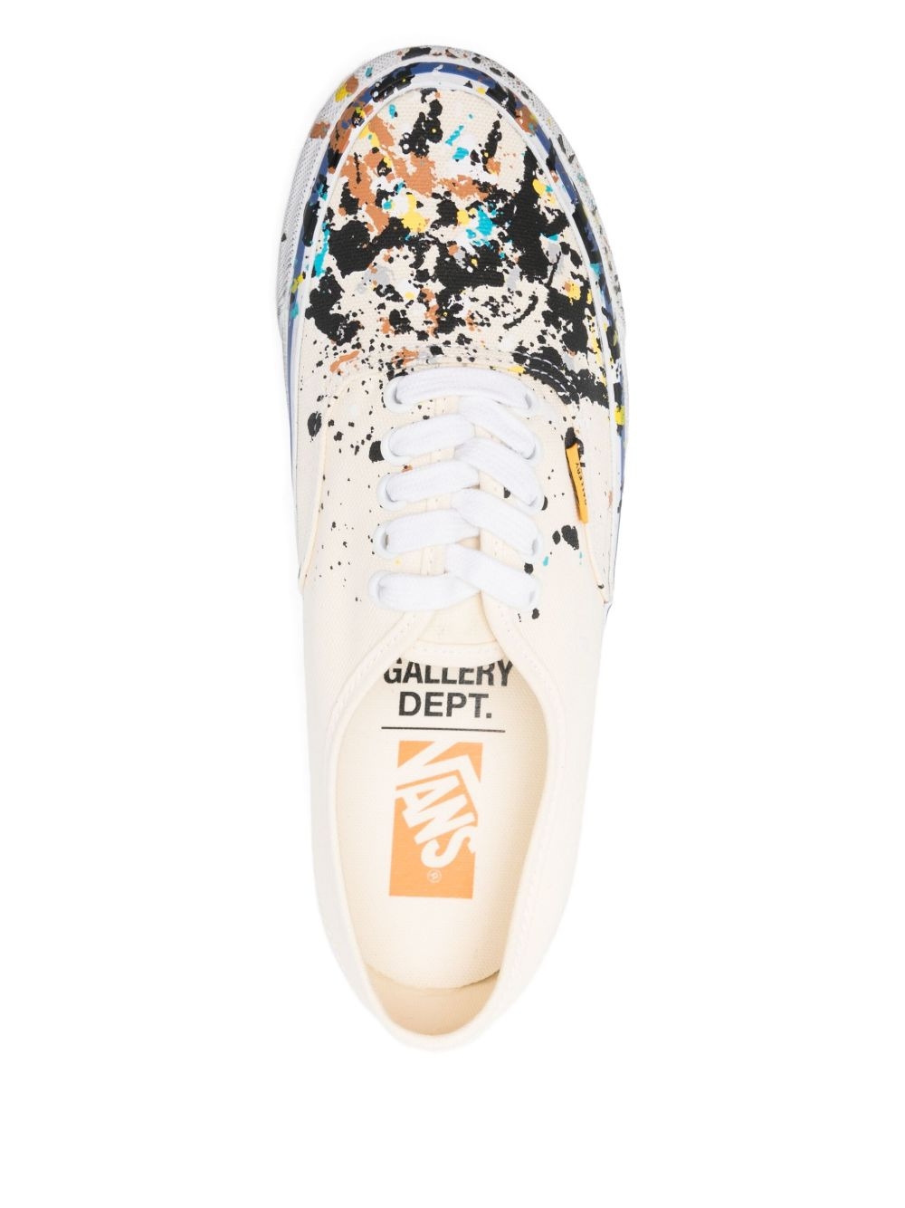 paint-splatter sneakers - 4