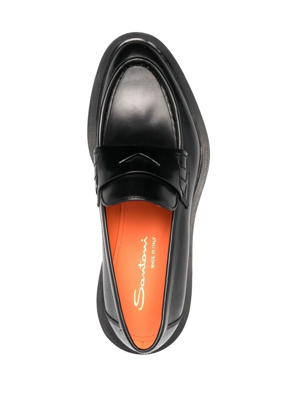 ridged-rubber sole loafers - 4