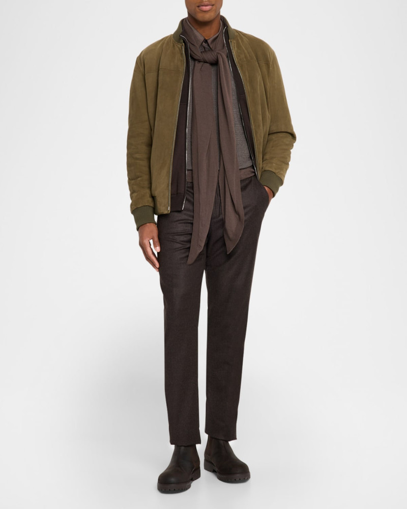 Loro Piana Men's Rombo Wool Scarf outlook