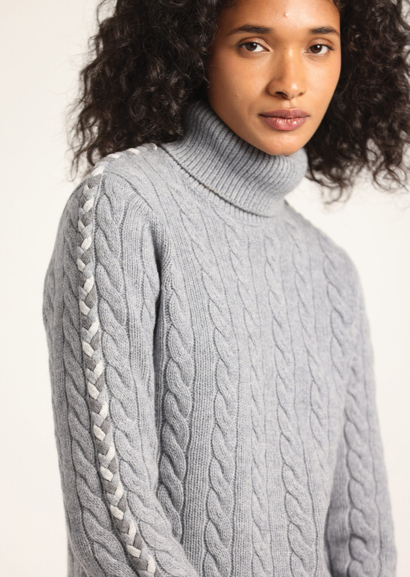 PIPPA LACE UP TURTLENECK 2