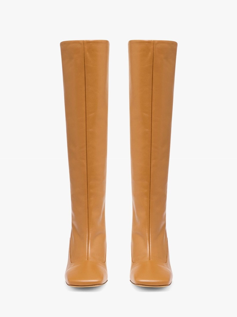 CHAIN HEEL HIGH BOOTS 4