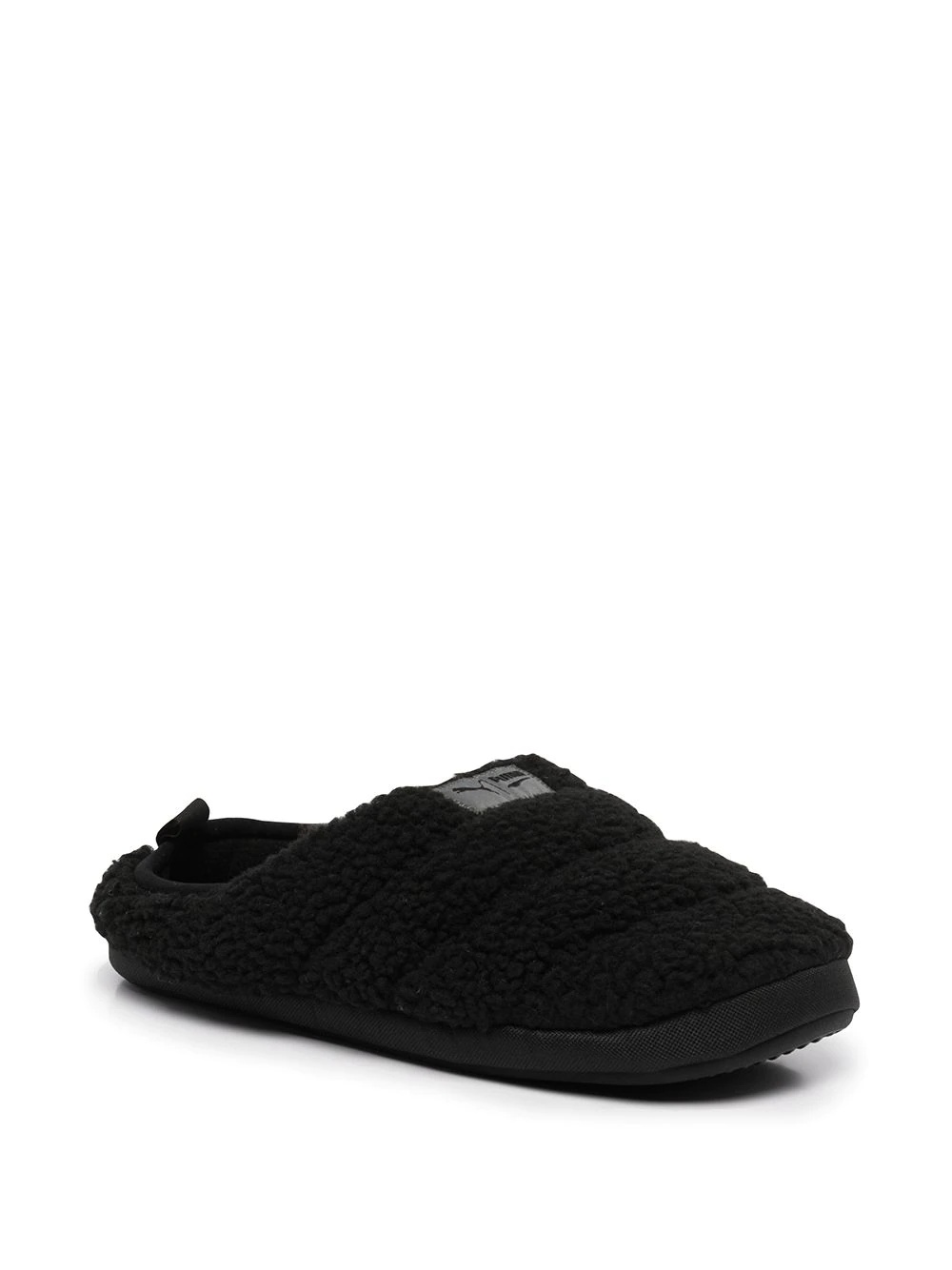 Scuff faux-shearling slippers - 2