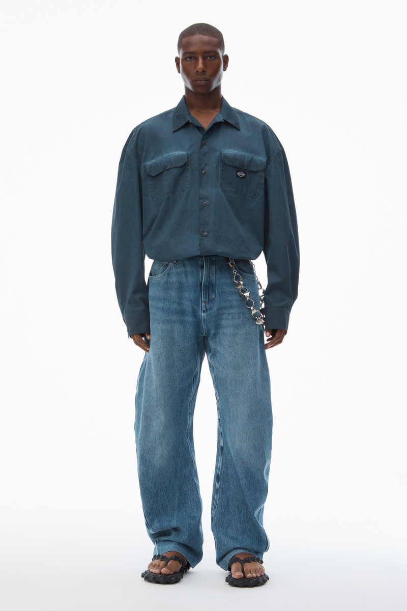 Alexander Wang Oversized Workwear Shirt in Cotton outlook