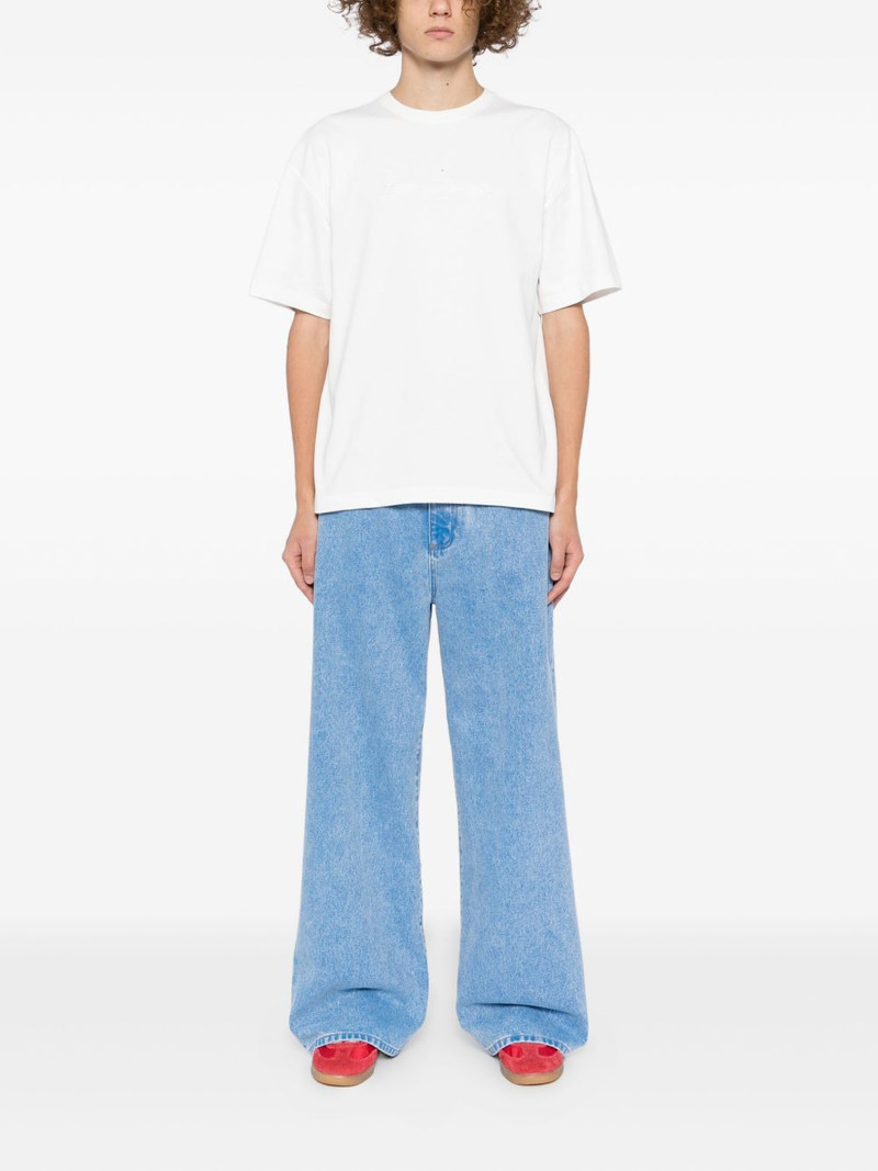 ADER error slogan-embroidered T-shirt outlook