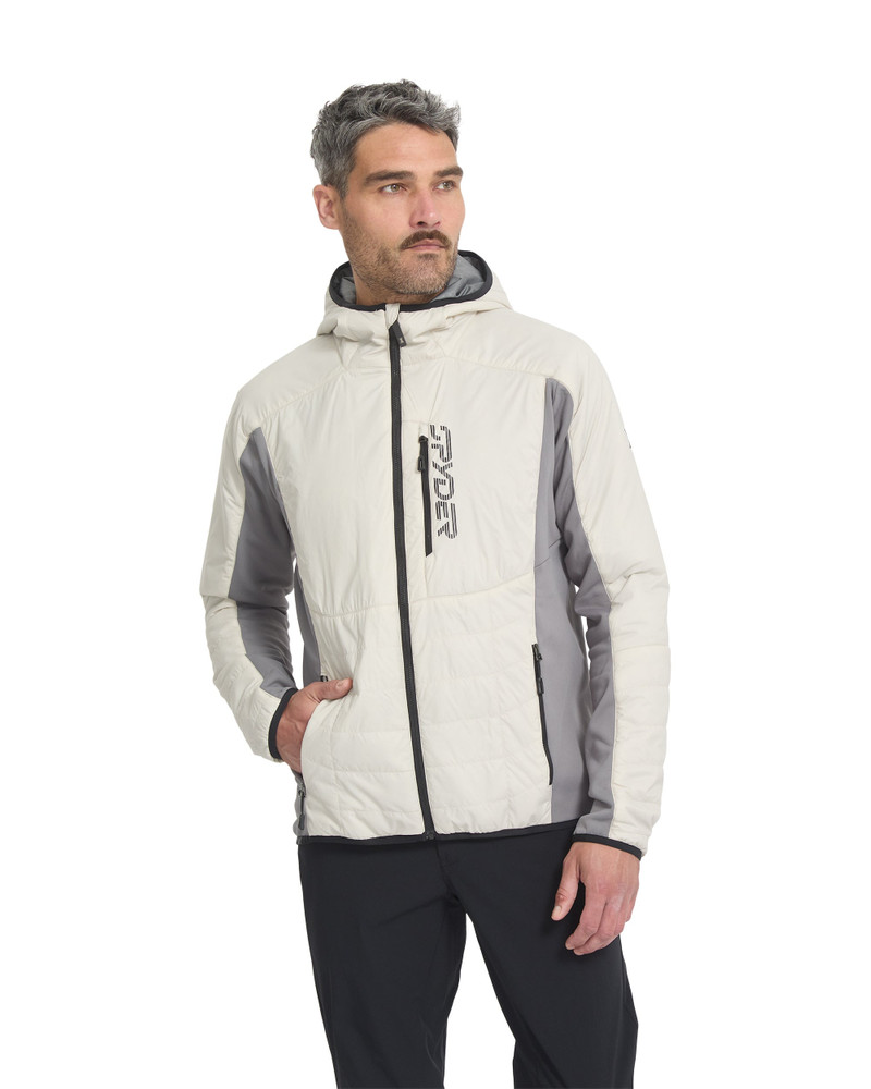 Men's Glissade Hooded Jacket - Light Grey - 1