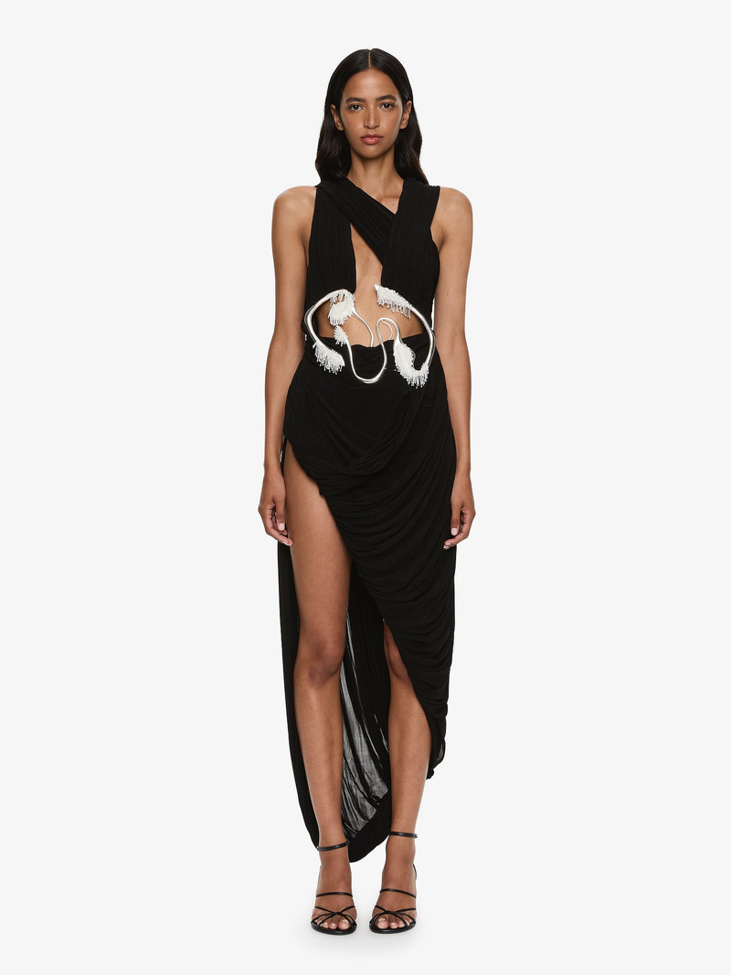 Sculptured Draped Tank Dress 1