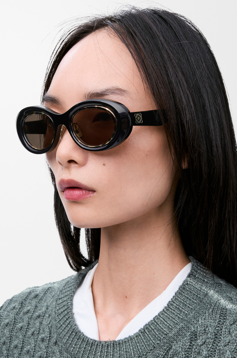 Loewe Mini Anagram Oval sunglasses outlook