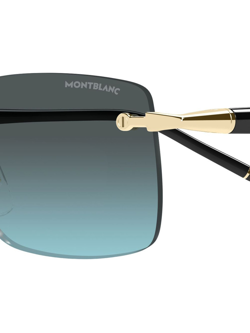Montblanc squar-frame sunglasses outlook