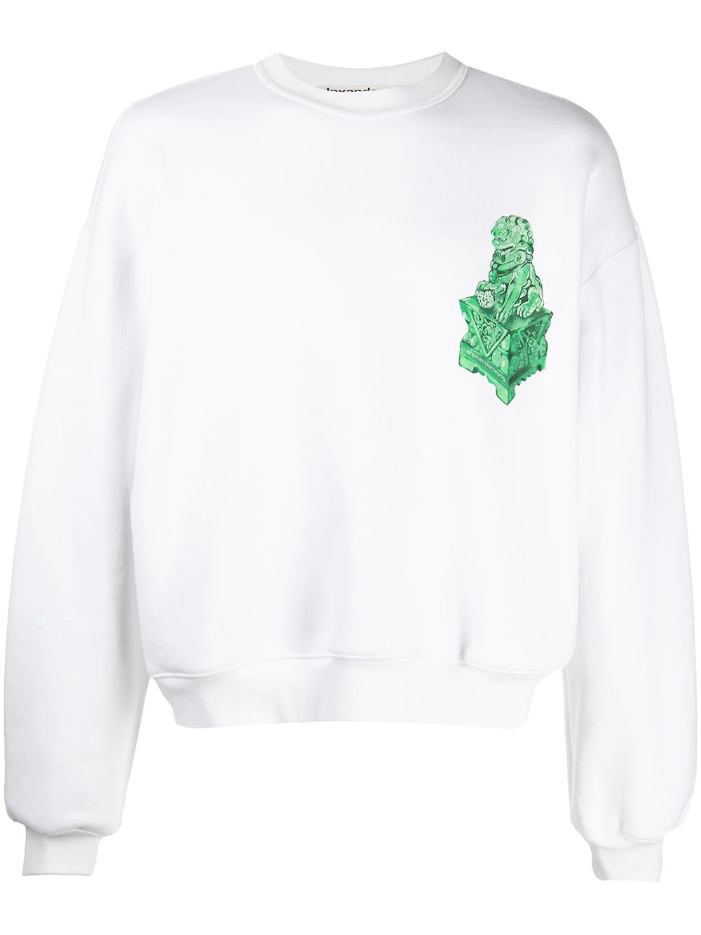 graphic-print cotton sweatshirt - 1