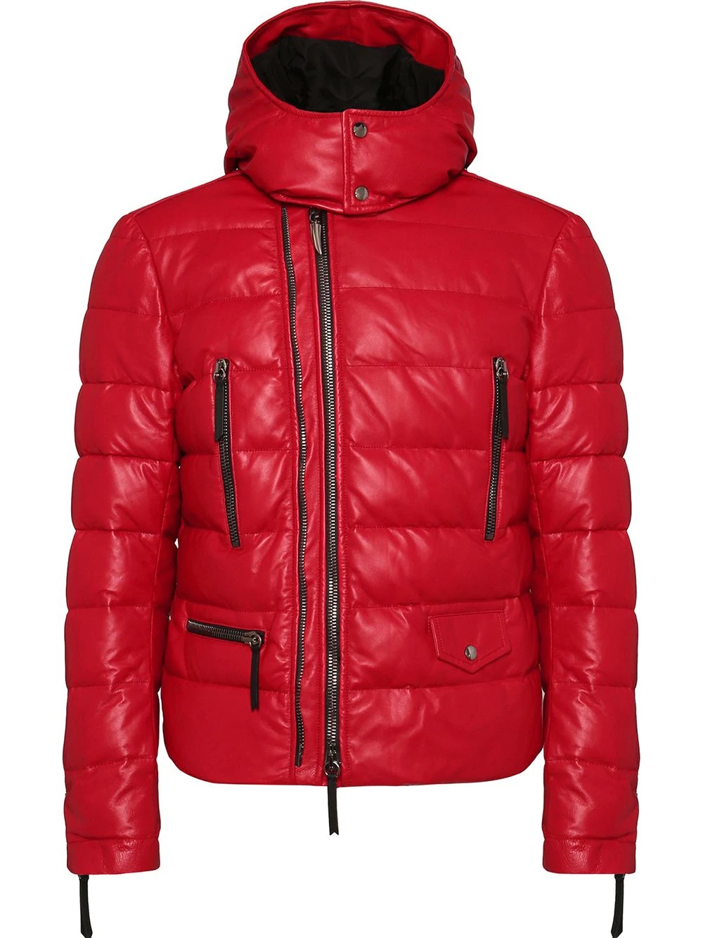 padded hooded jacket - 1