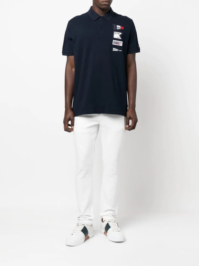 Paul & Shark logo-patch polo shirt outlook