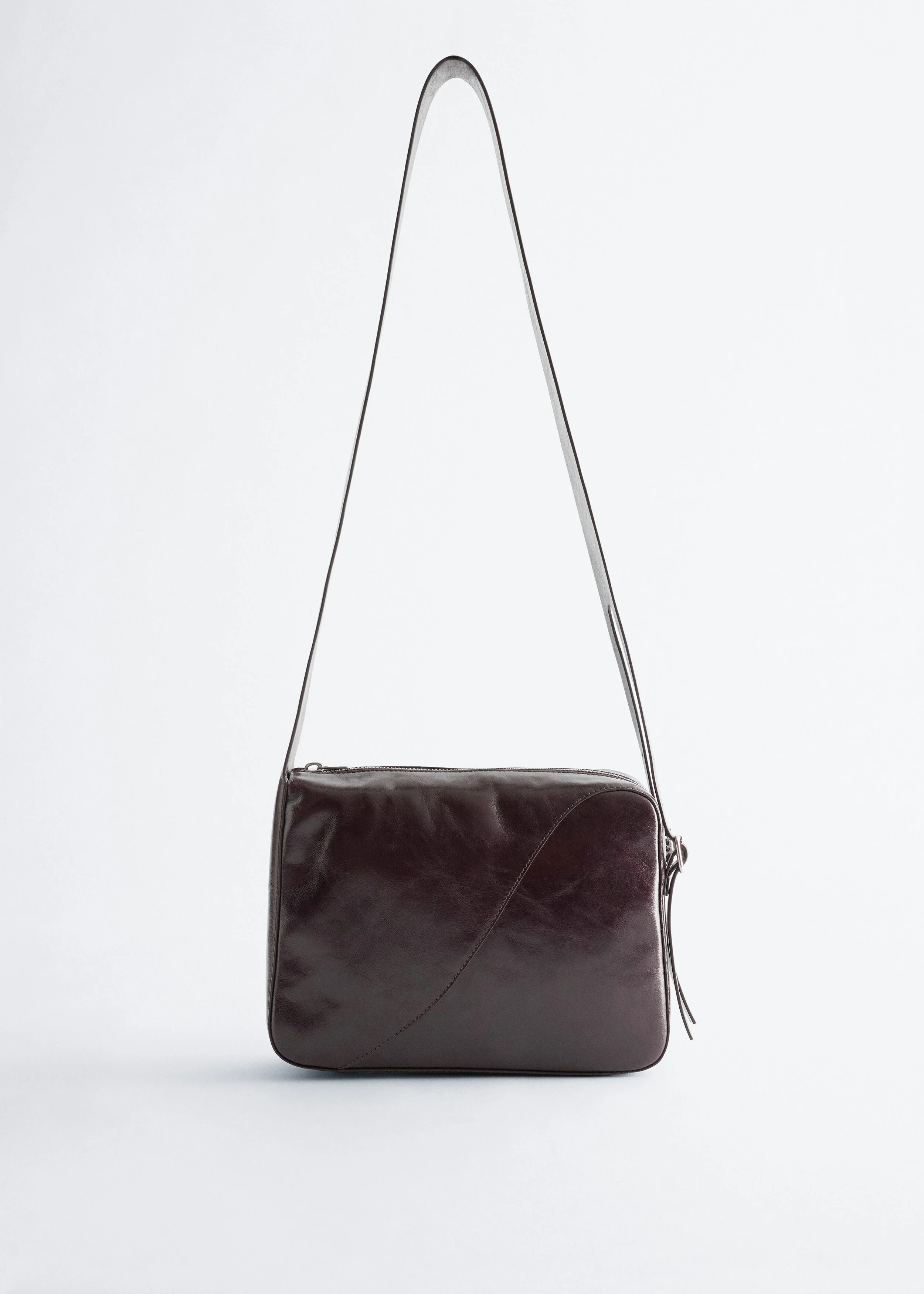 Leather Shoulder Bag - 1