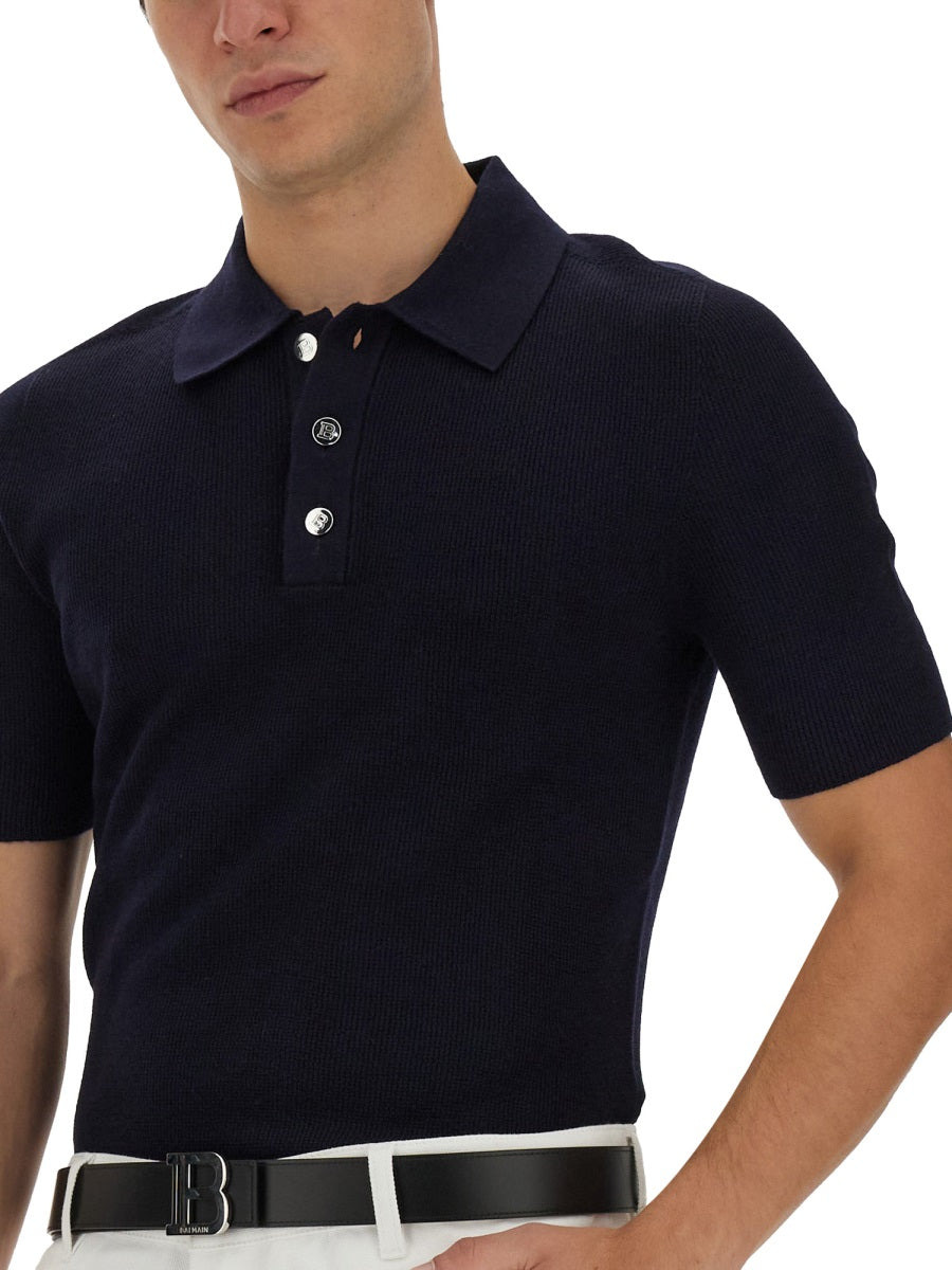 Polo With Logo Patch - 4
