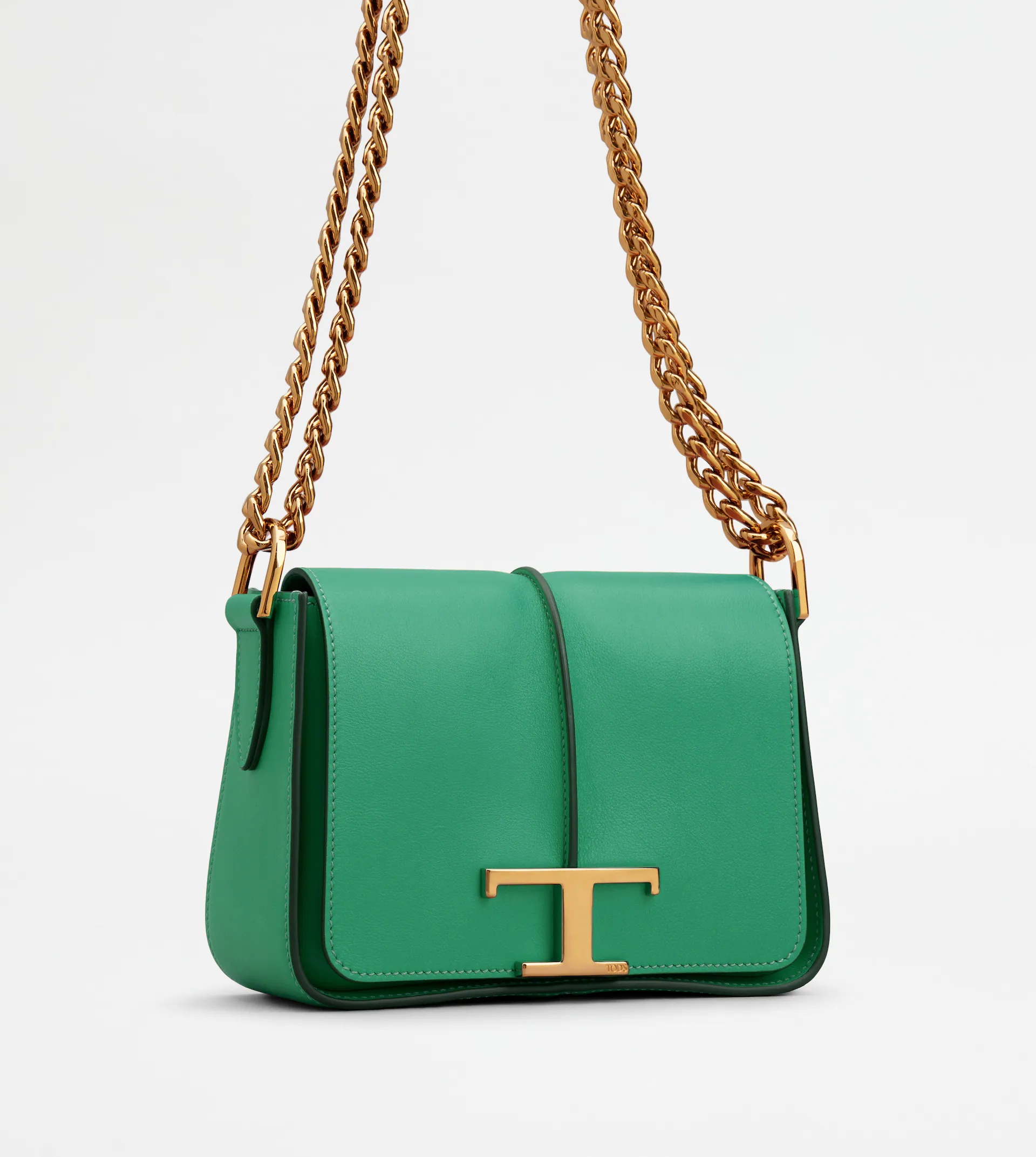 TIMELESS CROSSBODY BAG IN LEATHER MINI - GREEN 3