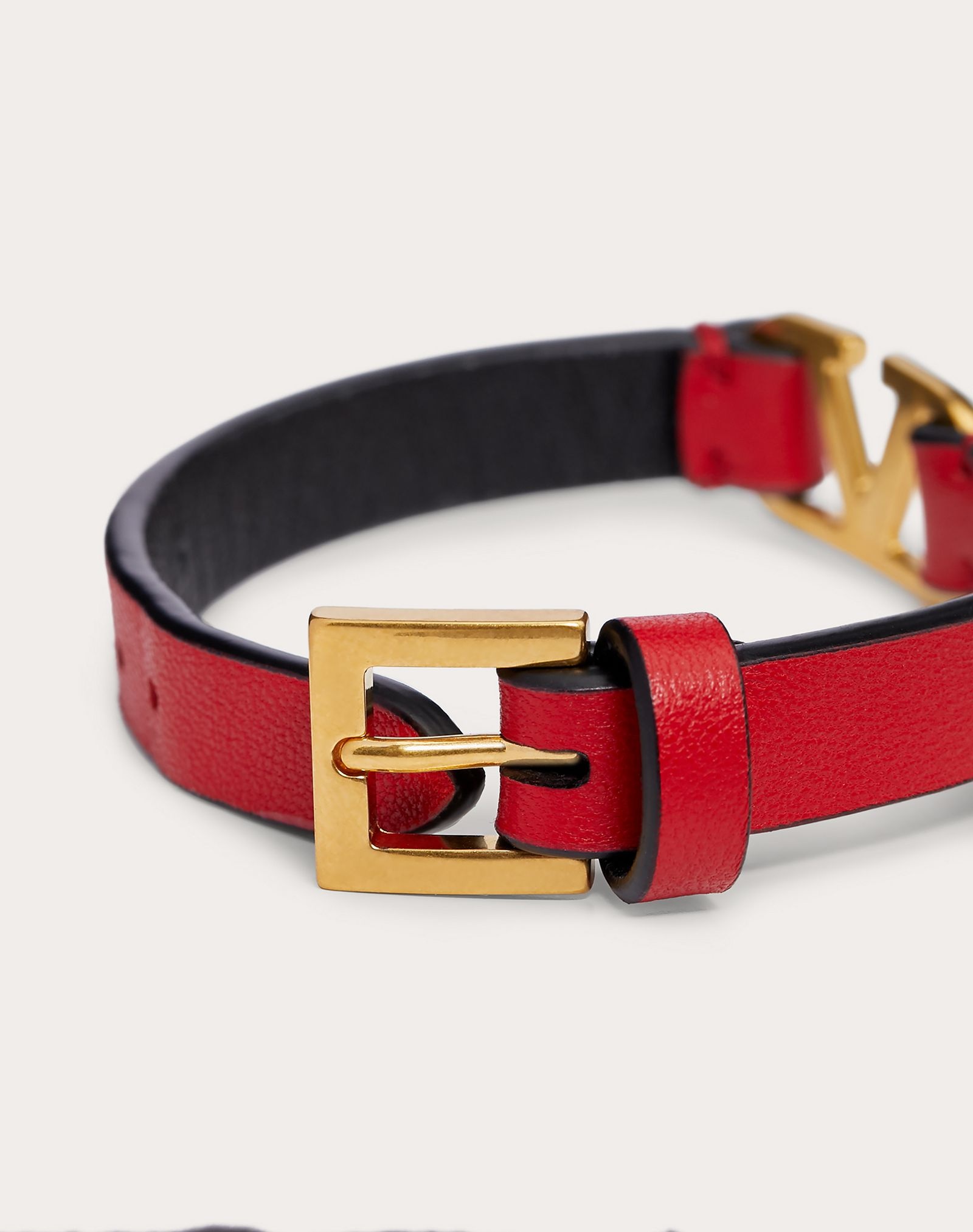 VLogo Signature Calfskin Bracelet - 4