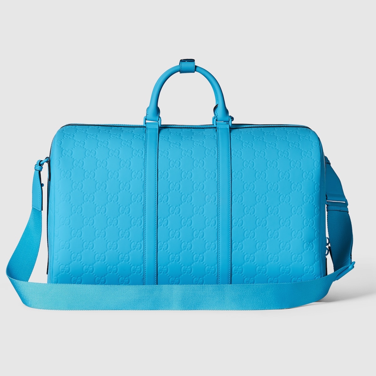 GG rubber-effect large duffle bag - 4
