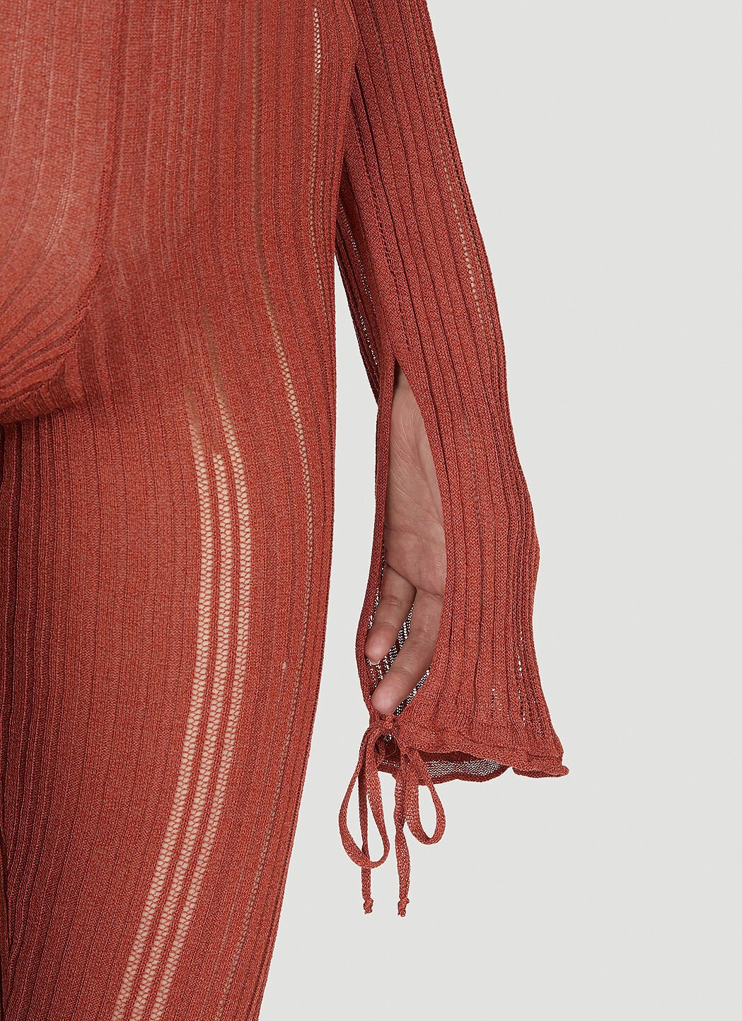 Ribbed Knit Shirt - 5